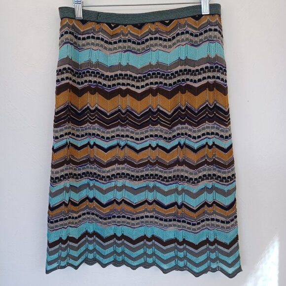 Missoni Set Skirt and Top Classic Multi Stripe Womens US 10 - Picture 14 of 16